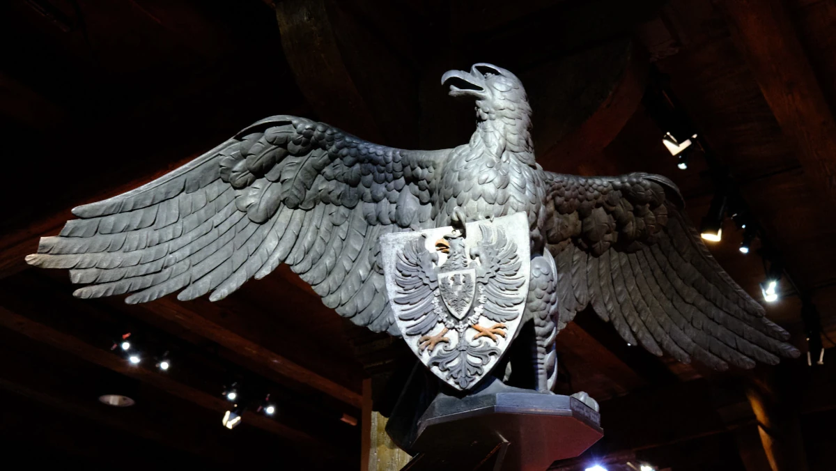 Eagles in museum